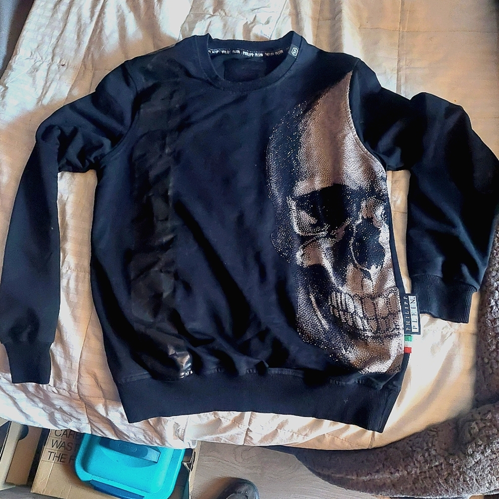Philipp Plein Men Black Medium Sweatshirt